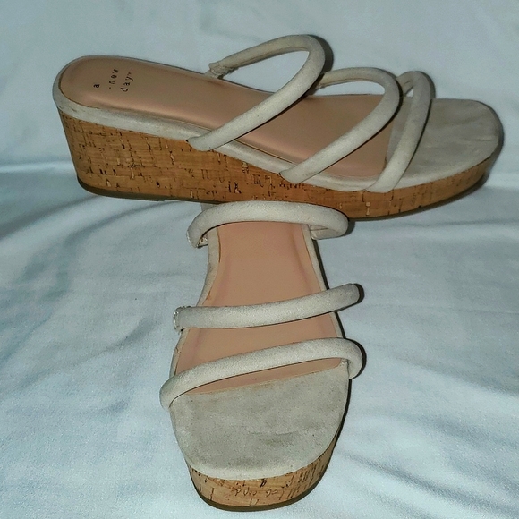 a new day Shoes - A New Day Arrie Cork Wedge Sandals